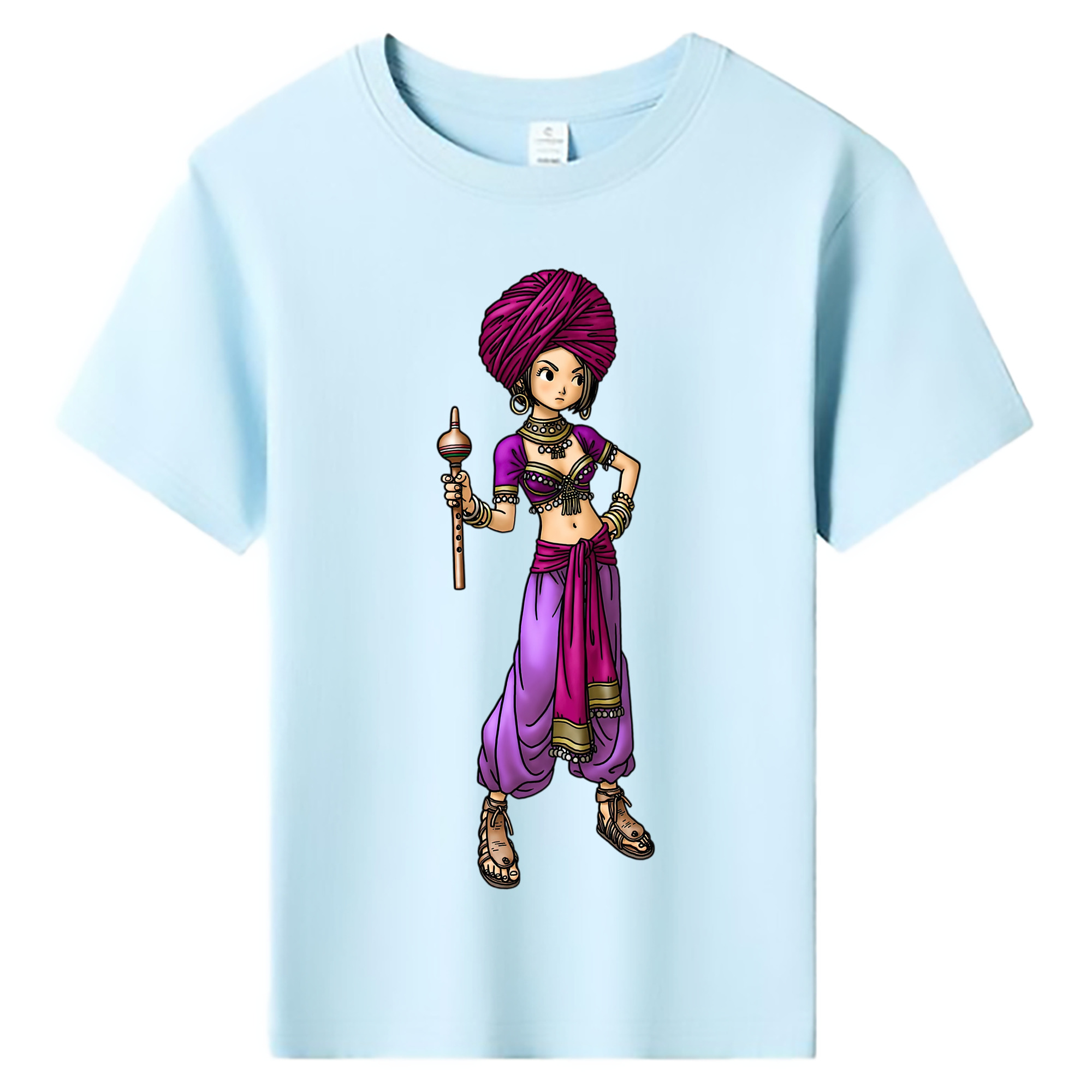 （画像用） ドラゴンクエスト Doragon Kuesuto Dragon Quest 綿100％キッズTシャツ（フロントプリント）